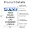 Signmission Fork Truck Parking And Charging Station OSHA Notice Sign, Aluminum, 18in W x 24in L, 2PK OS-2PACK-NS-A-1824-V-12880 - alternate 4